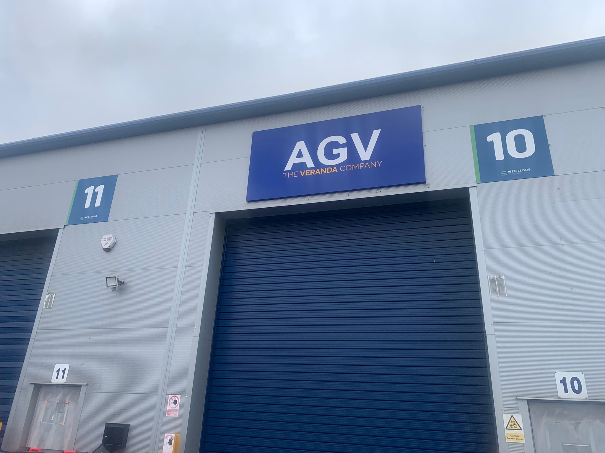 AGVerandas Ltd showroom gate entrance